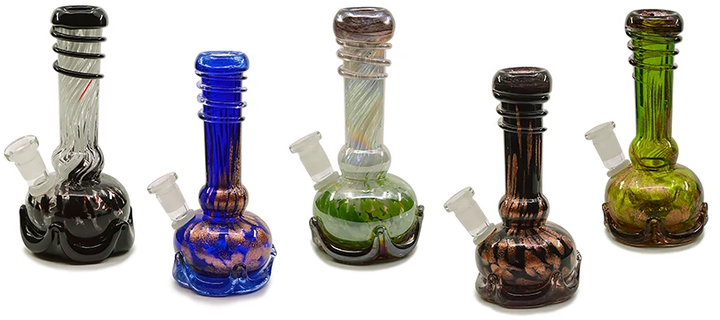 12" Glass-On-Glass Soft-Glass Water Pipe