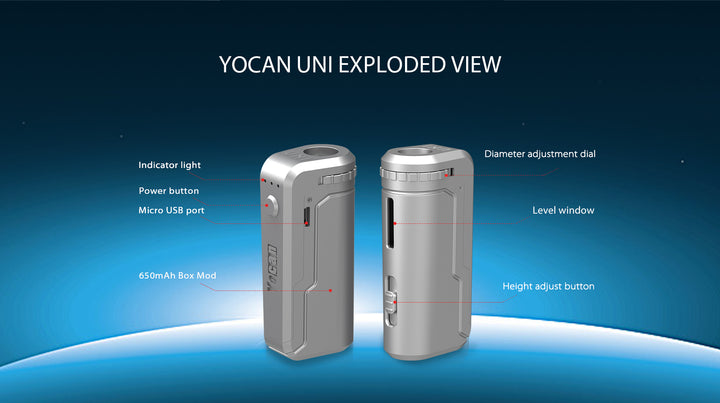 Yocan Uni Box Mod for Verified Importer US Supplemental