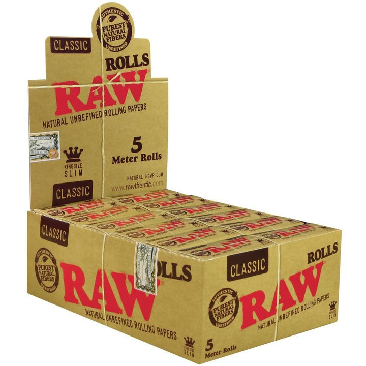 RAW - Classic Rolls (King Slim)(24 rolls @ 5 meters)