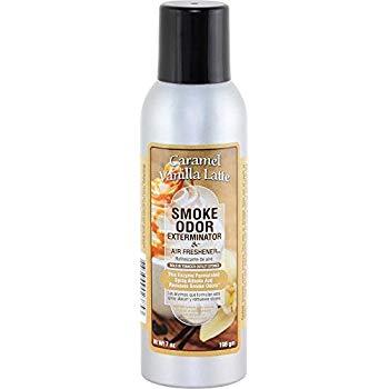 Smoke Odor Exterminator & Air Freshener Spray Caramel Vanilla Latte