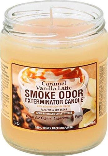 Smoke Odor Exterminator Candle 13oz  Caramel Vanilla Latte