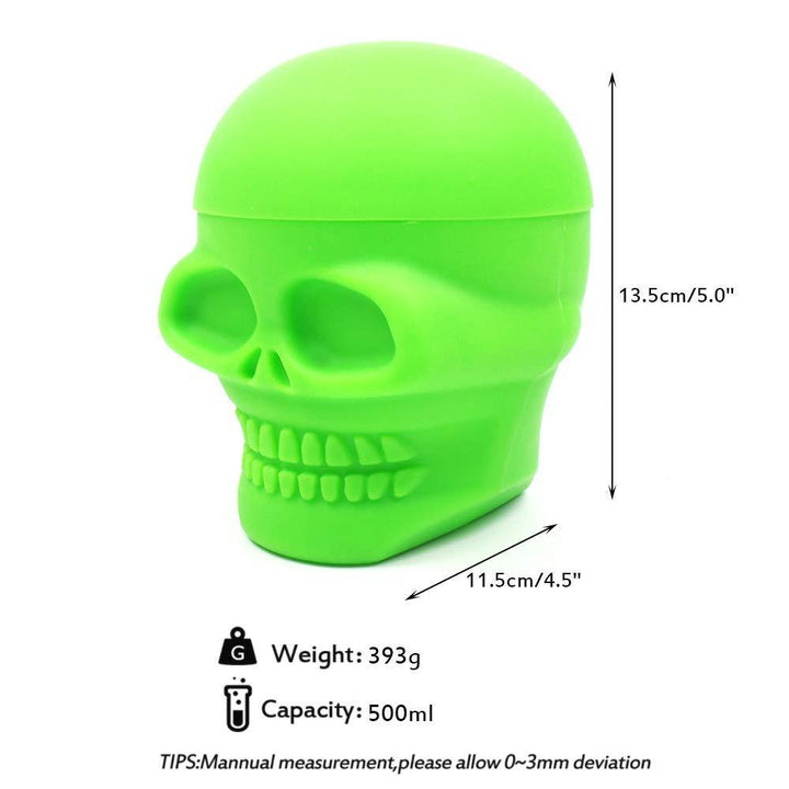 Silicone Container - Jumbo Skull (500ml)