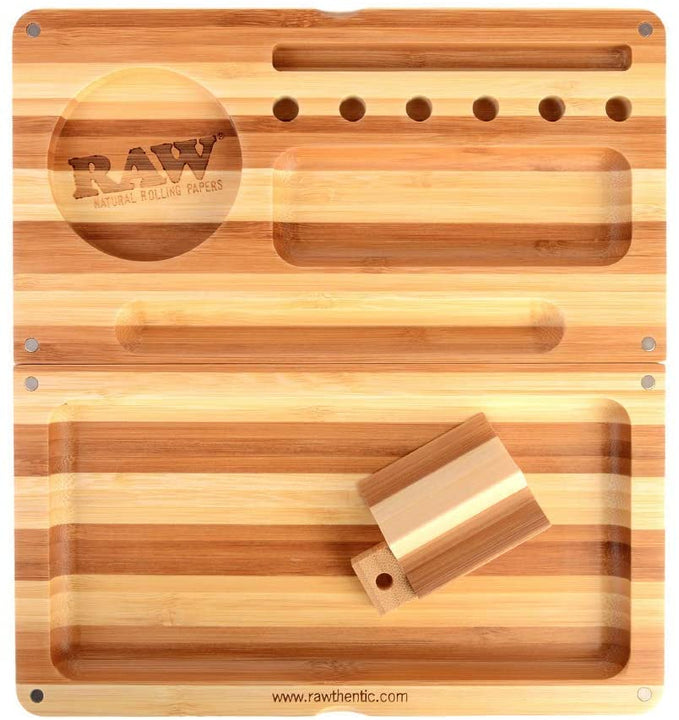 RAW - Backflip Bamboo Rolling Tray