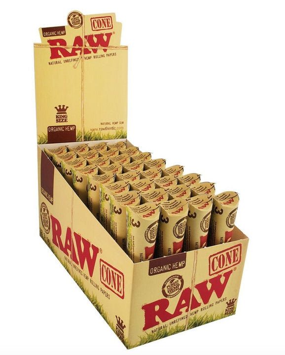 RAW - Organic Hemp Cones (King)(96 Pack)