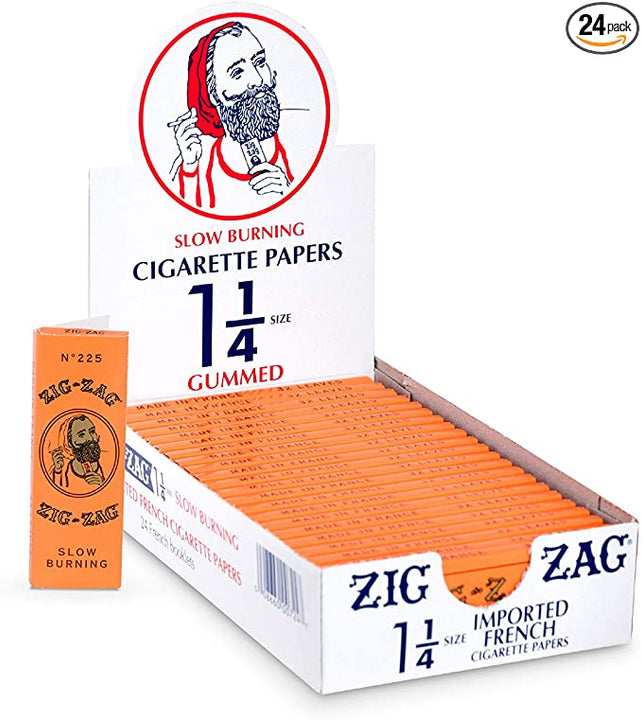 Zig Zag Gummed Papers Orange