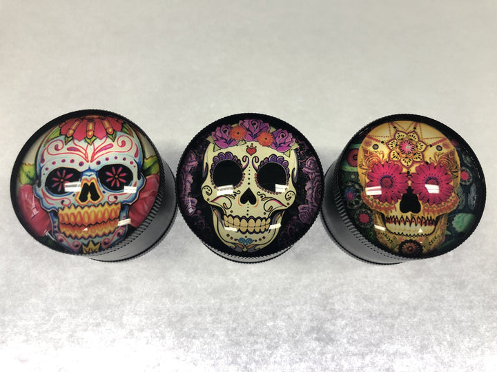 Dia De Los Muertos Tobacco Grinders (MSRP $19.99)