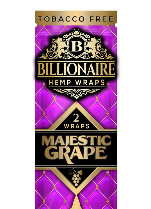 Billionaire Hemp Wraps Majestic Grape