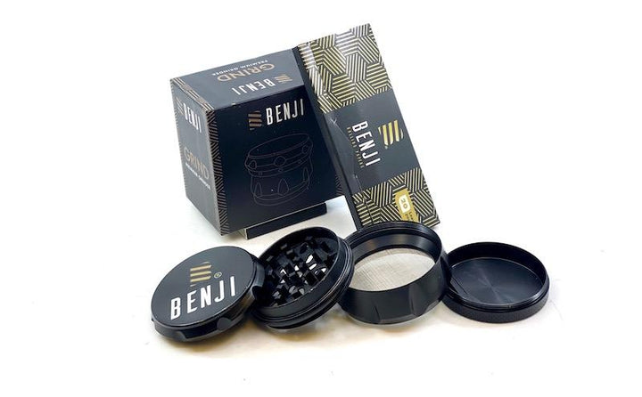 Benji GRIND - Aluminum Grinder + Booklet (Case of 88)