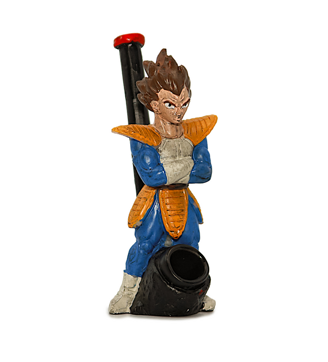 Resin Pipe - Blue/Yellow Saiyan