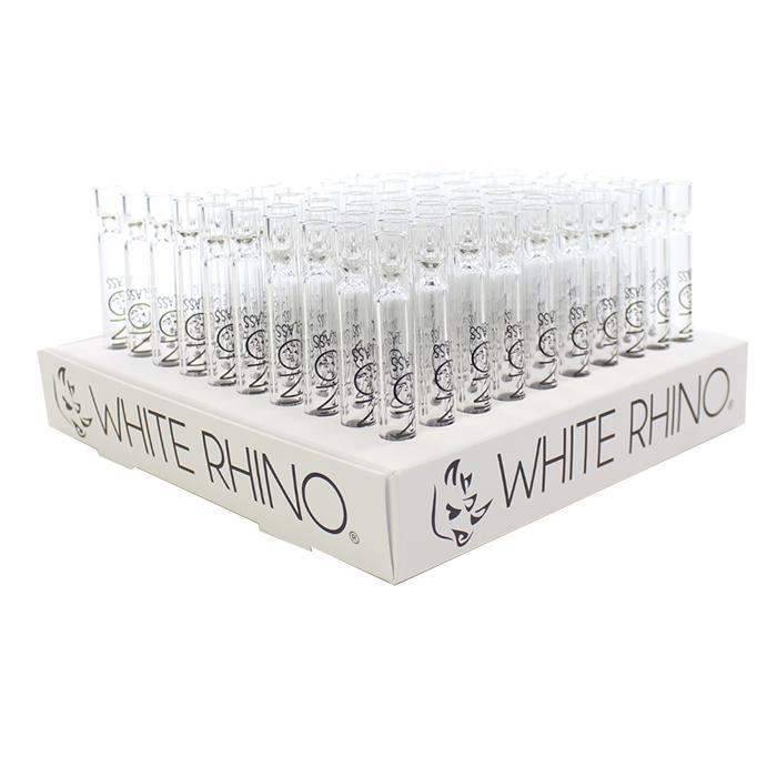 White Rhino - Glass Chillum (100 Pcs)