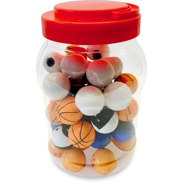 Silicone Container - Assorted Balls (Jar of 50)