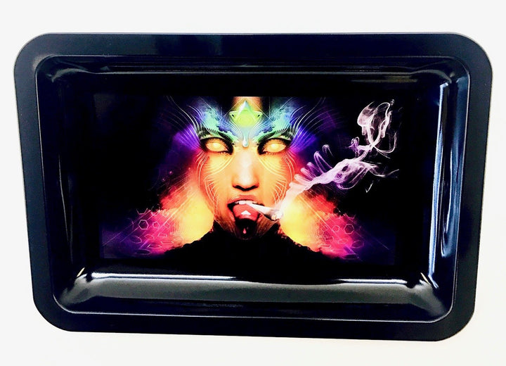 Metal Rolling Tray - Lady Blunt (Small)