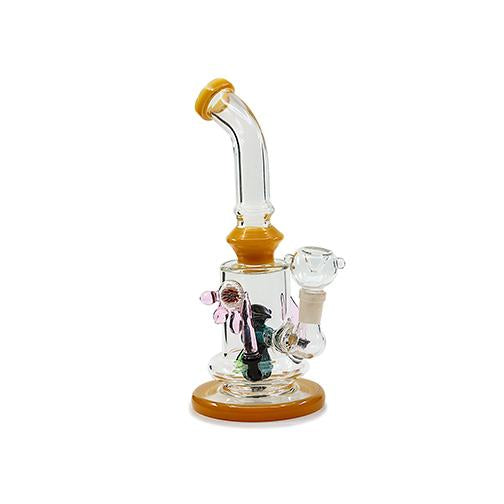Glass Water Pipe - Birdy (9")