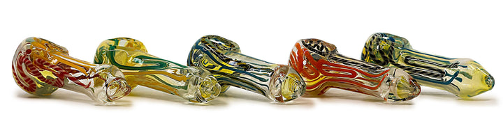 Designer Glass Hand Pipe - (4")