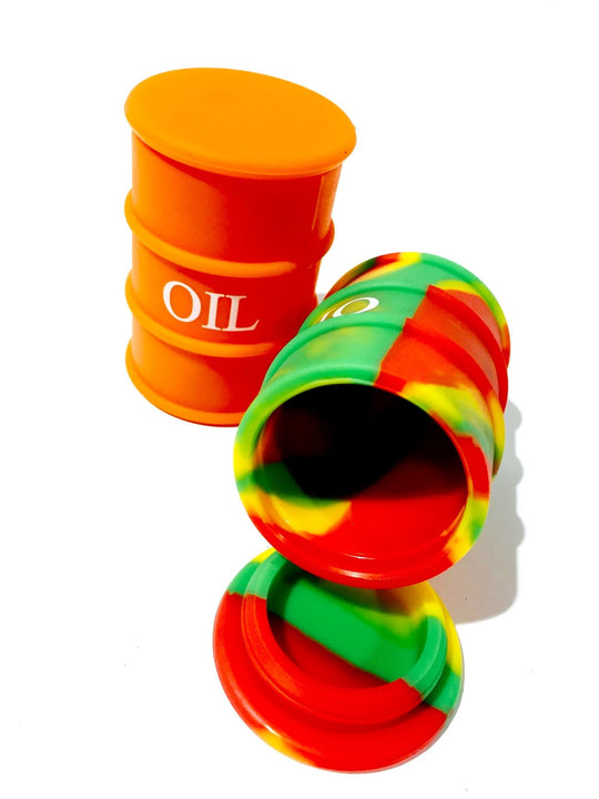 Silicone Container - Small Oil Barrel