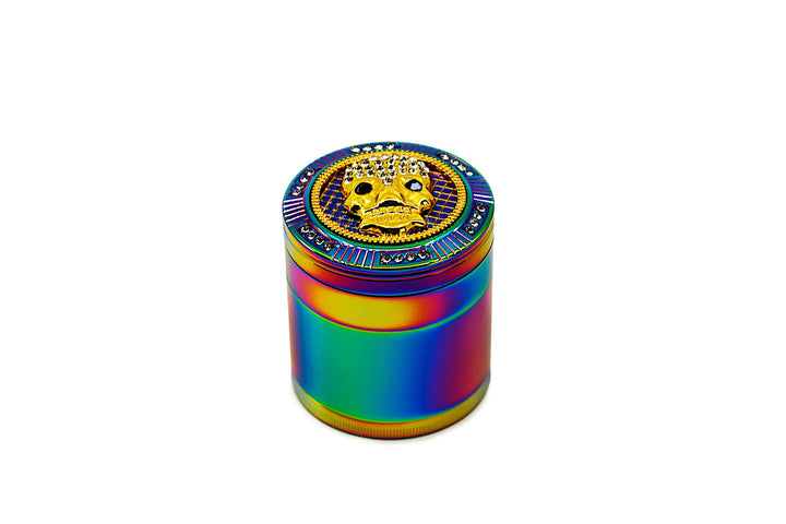 Rainbow Bling Grinder w/ Stash - (2.5")(63mm)