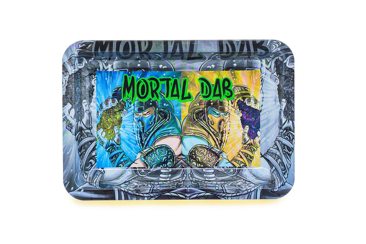 Metal Rolling Tray - Mortal Dab (Small)