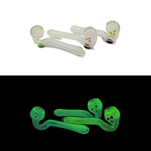 Glow in the Dark Hand Pipe - Gandalf (6.5")