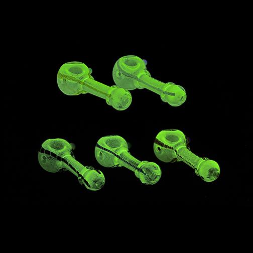 Glow in the Dark Hand Pipe - Nets (4.5")