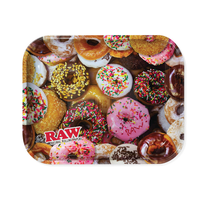 RAW Metal Donuts Rolling Tray
