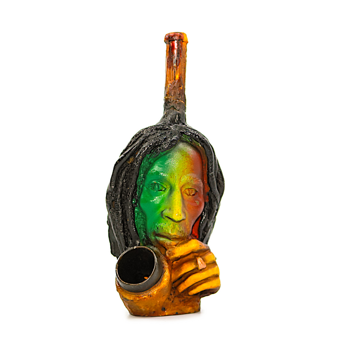 Resin Pipe - Rasta Bob