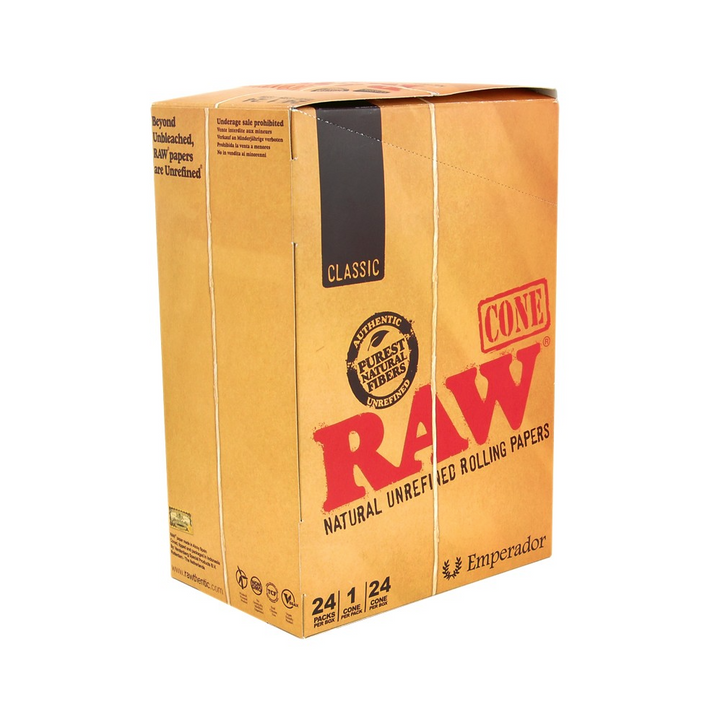 RAW - Cone Emperador (24 pack)