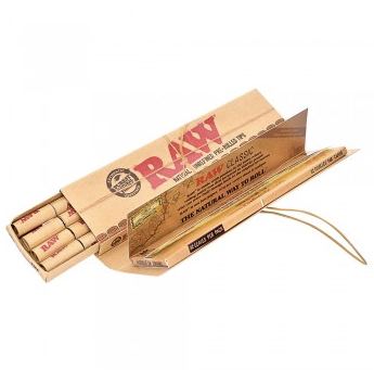 RAW - Masterpiece Rolling Papers w/ Pre-Rolled Tips