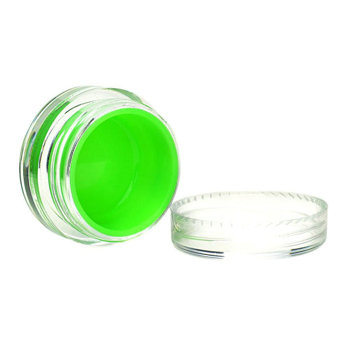 1.5" Plastic Screw Top Silicone Lined Container