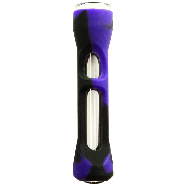 Glass Chillum w/ Silicone Cover