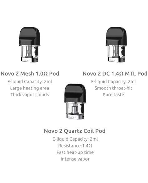 Smok Novo 2 Replacement Pods (MSRP $21.95)