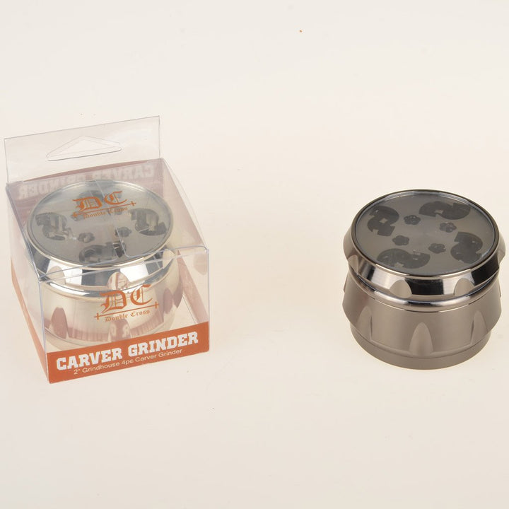 58mm Double Cross 4part Carver Grinder