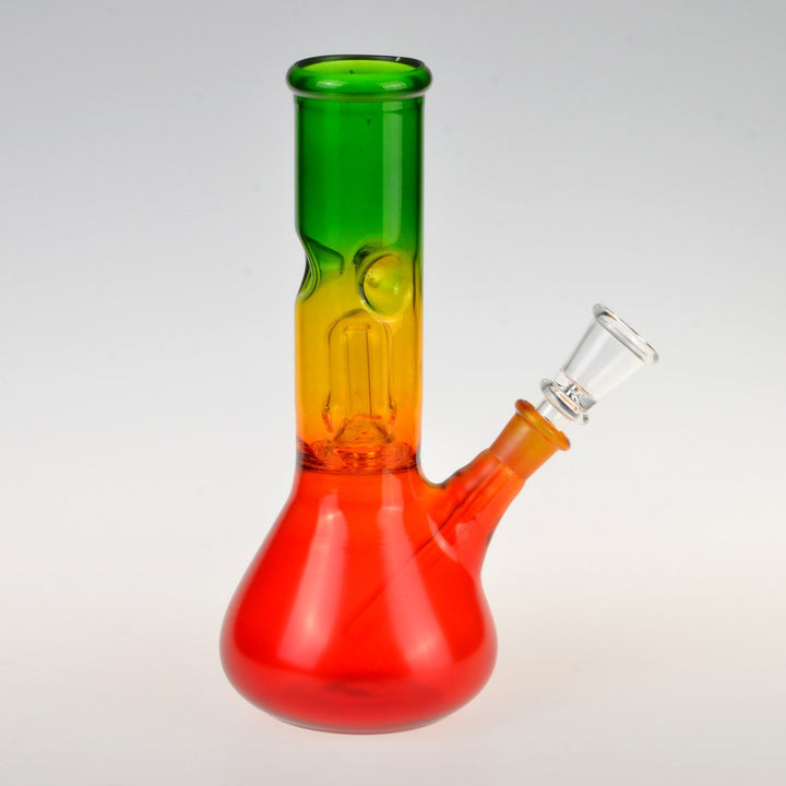 8 Inch Rasta Water Pipe Single Perculator LSPP08