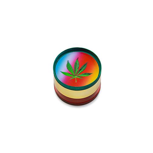 Grinder - Holographic Leaves (2.0")(50mm)