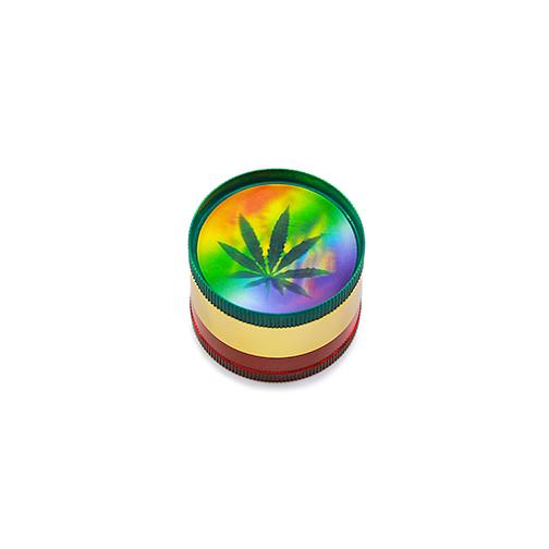 Grinder - Holographic Leaves (2.0")(50mm)