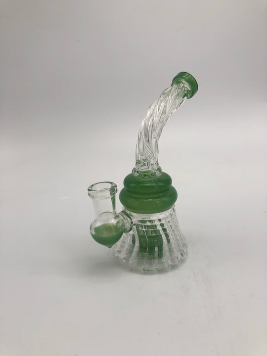 6 inch stemless twisted body with Showerhead percolator