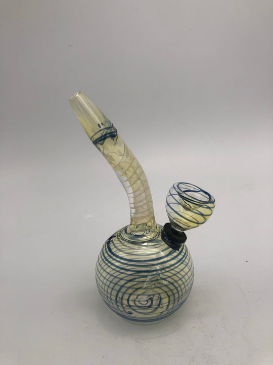 Spiracle glass striped skinny neck with bowl