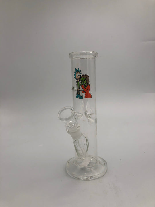 8 inch straight shooter pinch ice catcher with screen print