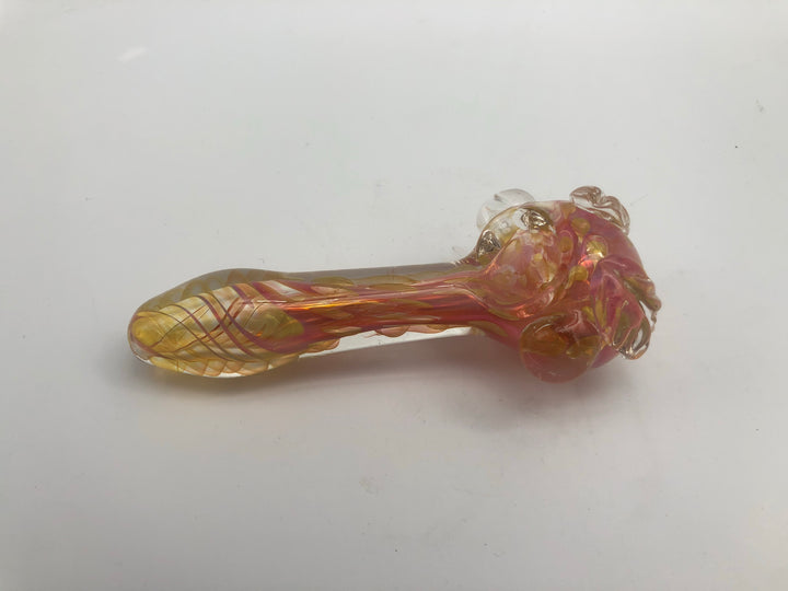 Rosie striped glass pipe