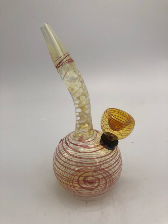 Spiracle glass striped skinny neck with bowl