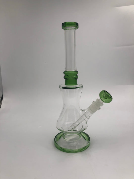 12 inch skinny neck water pipe with diffuse down stem