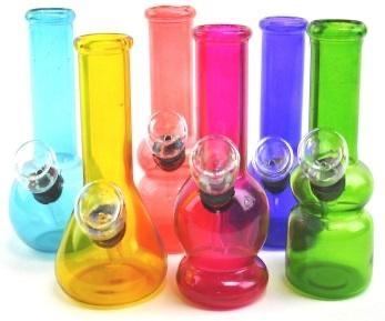 Mini Water Pipes - Rainbow (4”)