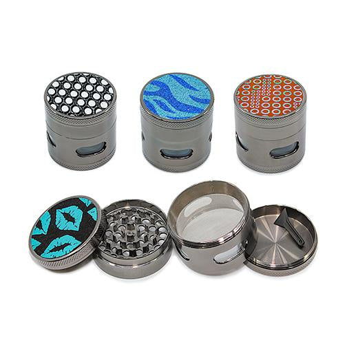 Glitter Print Grinder w/ Window (2")(50mm)