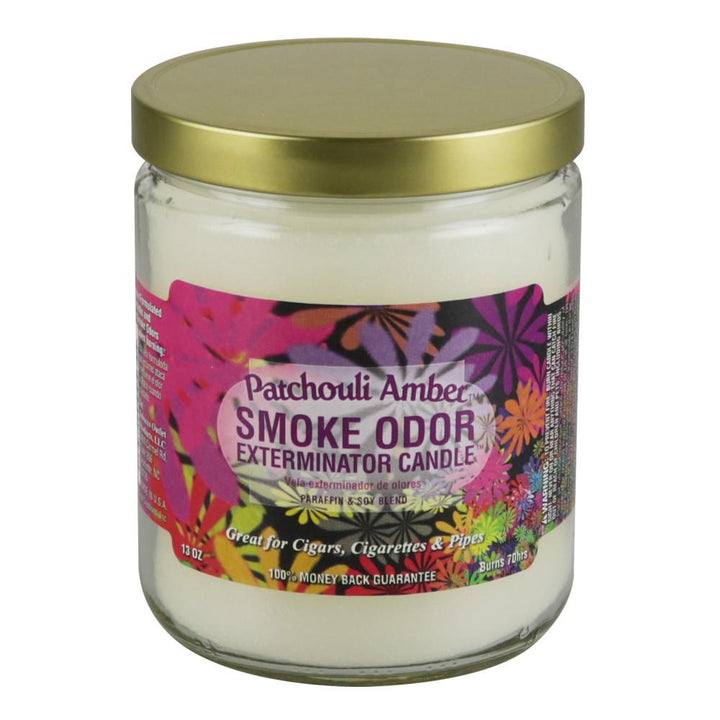 Smoke Odor Exterminator Candle 13oz Patchouli Amber