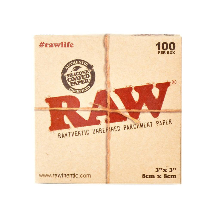 RAW - Parchment Squares (3" x 3")(100pcs)