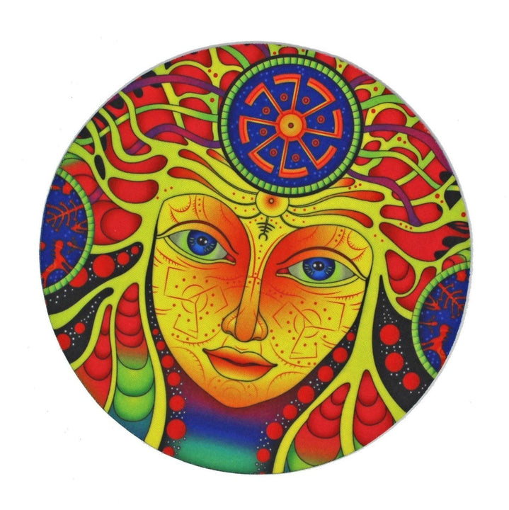 Round Dab Mat - Queen of Color