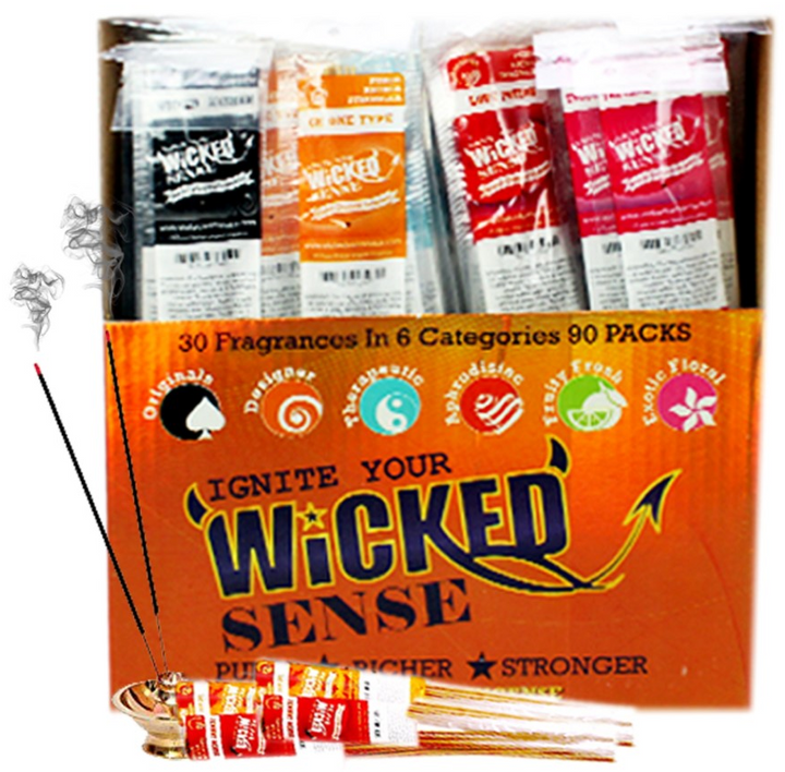 Wicked Sense Incense Sticks Assorted 90pk Display