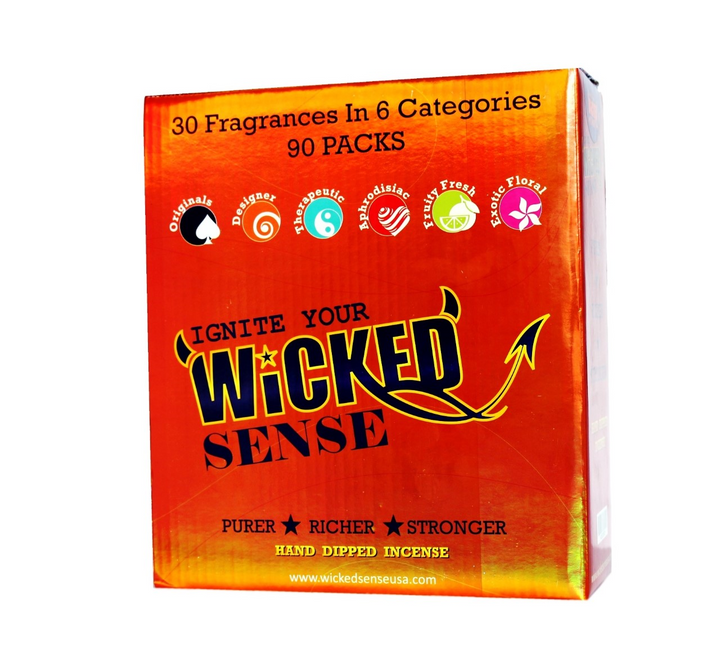 Wicked Sense Incense Sticks Assorted 90pk Display