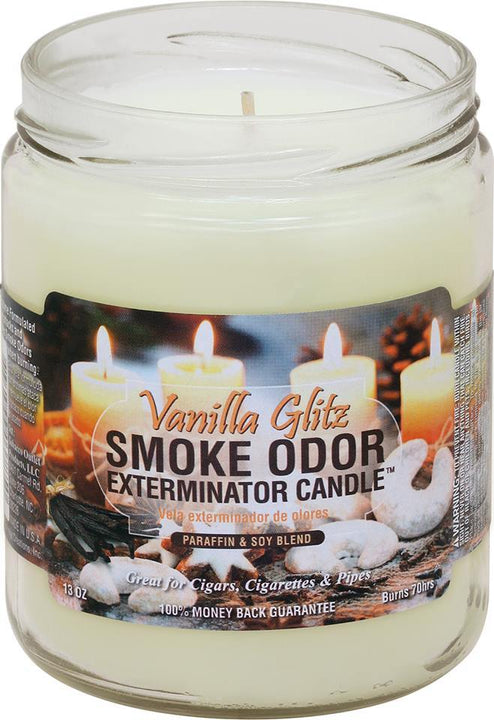 Smoke Odor Exterminator Candle 13oz Vanilla Glitz