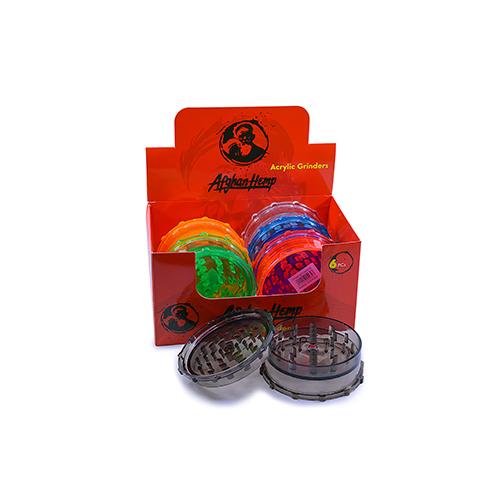 Afghan Hemp - Plastic Grinder (3.75")(95mm)